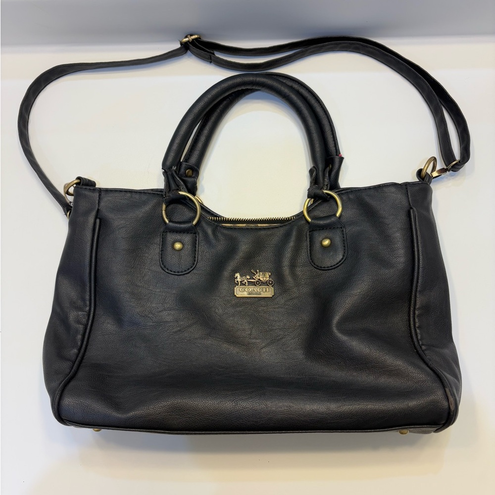 Coach Black Women’s Vintage Purse Tote Bag